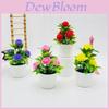 Rose Blossom Foam Flower Potted Plant For Wedding Decor And Indoor Arrangement