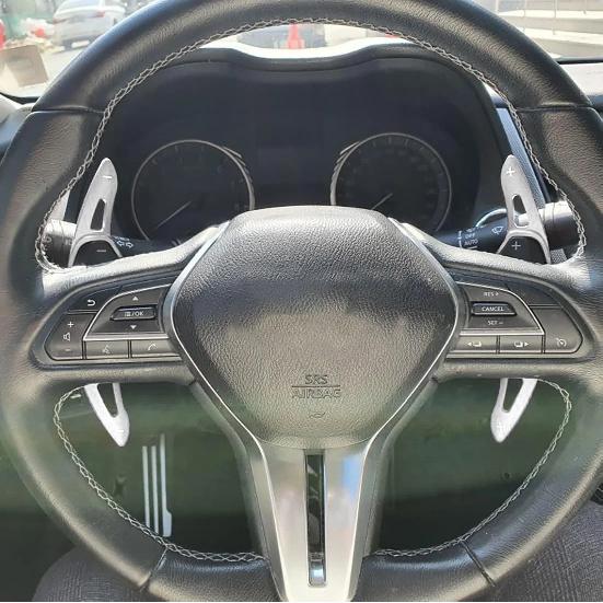 For Nissan Altima Rogue X-Trail Pathfinder Qashqai Infiniti QX50 QX55 QX60 Steering Wheel Shift Paddle Shifter Extension Cover