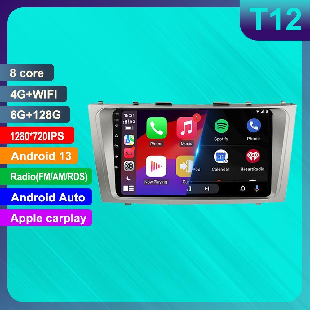 2006-2011 Toyota Camry GPS Android CarPlay Navigator & Reversing Camera