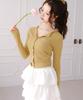 Aissie Volume Tiered Skirt (White)