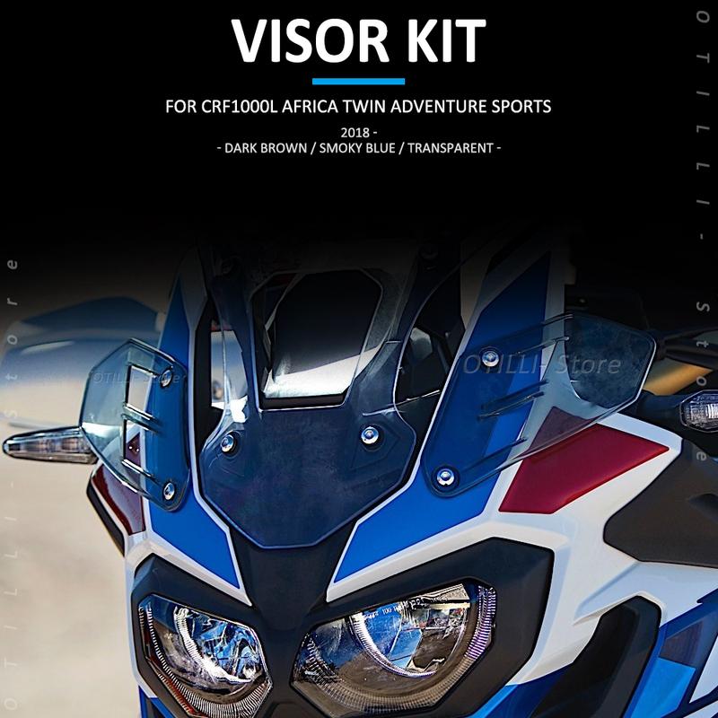 Motorcycle Accessorie For Honda CRF1000L CRF 1000 L CRF 1000L Africa Twin Adventure Sports L1 L2 Upper Wind Deflectors Visor Kit