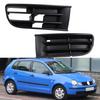 Car Front Bumper Fog Light Cover Lower Side Grille No Hole for VW POLO 9N 2001 2002 2003 2004 2005 6Q0853665 6Q0853666
