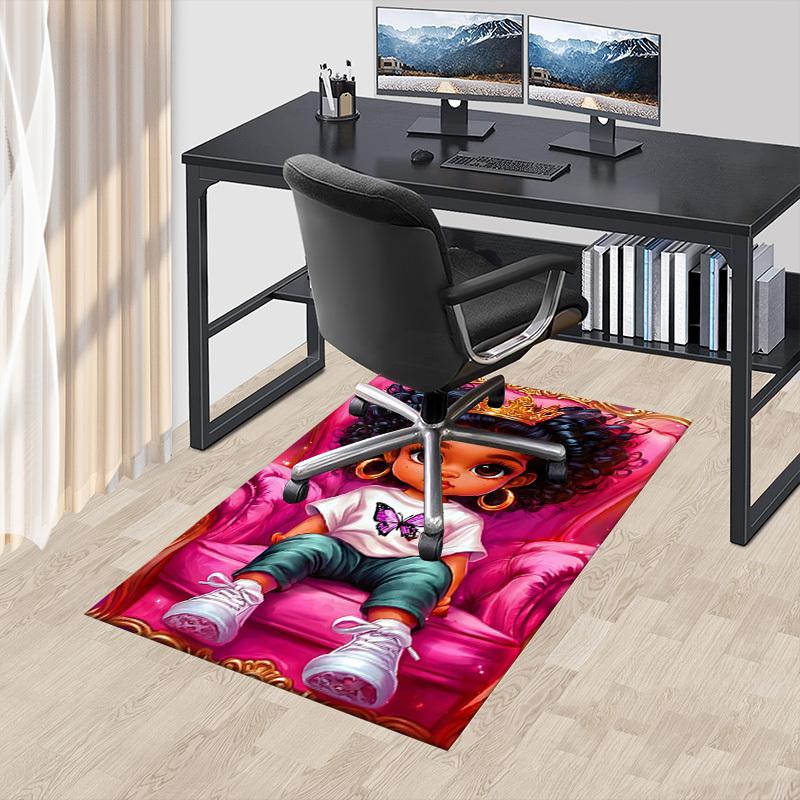 1PC Butterfly Crown Extra Large Non-Slip Floor carpet, Office, family, bedroom, Studio Large Area Rug,Longlasting Material-J0394