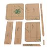Shoulder Bag Acrylic Template Pattern High Strength Transparent Leather Bag Pattern Kit for DIY Handcraft