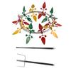 Outdoor Windmill Decoration Stainless Steel Smoothly Bearing Bright Color Beautiful Wind Spinner