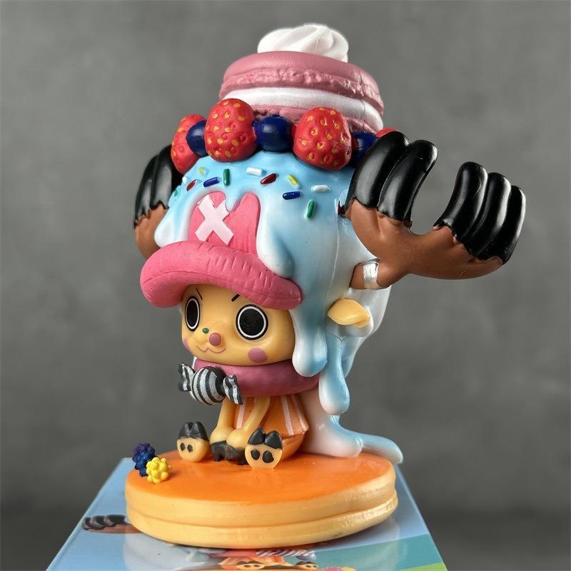 12Cm Anime One Piece Statue Tony Tony Chopper Action Figures Collection Decoration Pvc Model Ornament Gifts Car Mounted Toys