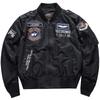 Men's Korean Style Embroidered Pilot & Baseball Jacket, Plus Size Workwear, Trendy Spring/Autumn Brand.