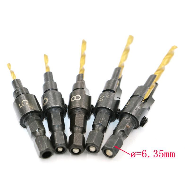 

Hexagonal Countersink Drill Bit Set for Woodworking