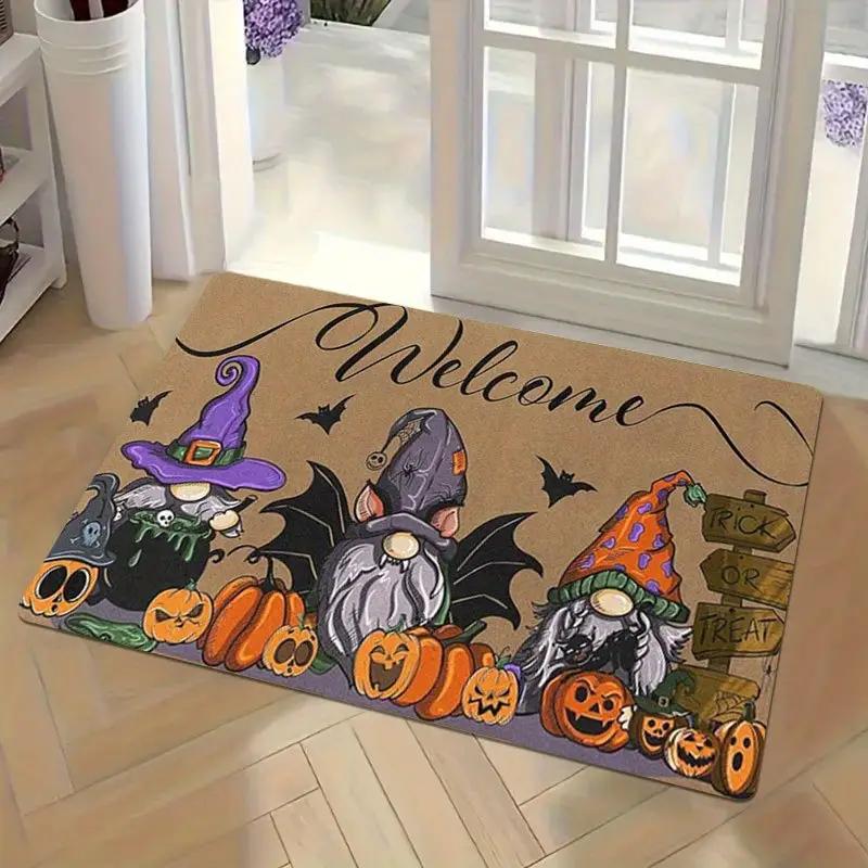

Welcome Gnomes Doormat Kitchen Carpet Living Room Dining Room Laundry Floor Mat Bath Balcony Hallway Non-slip Door Mat 40x60cm