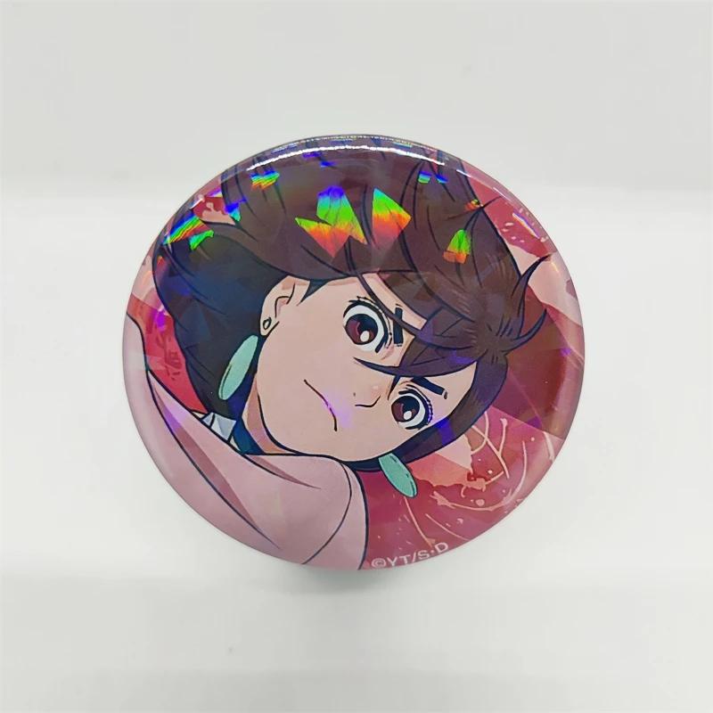HOT Anime DANDADAN S.h.figuarts Dandadan Ayase Momo Takakura Ken Pin Badge Cartoon Decor Creative Brooch Gifts for Fans