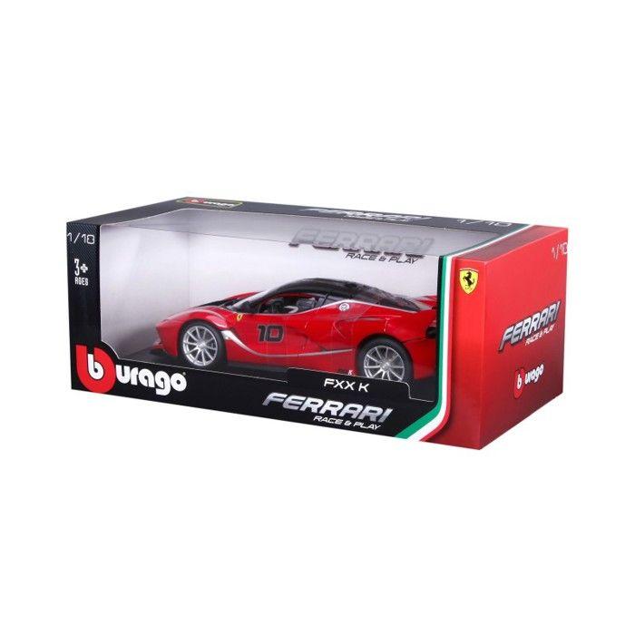 Voiture de collection - BBURAGO - Ferrari FXXK Rouge - Echelle 1/18ème