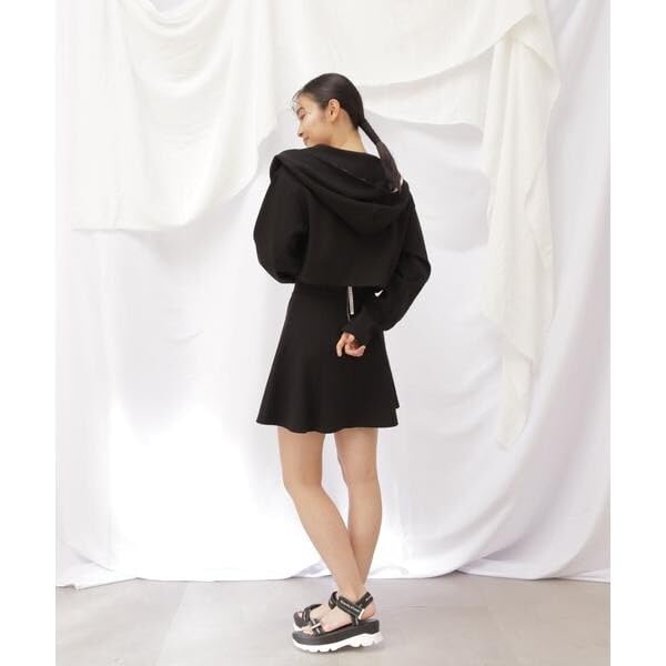 [JILL by JILL STUART] Constructed Diver Flare Mini Skirt