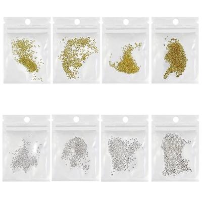 Mini Beads Nail Charms for Acrylic Nails Nail Art Studs DIY Nail Art Decorations