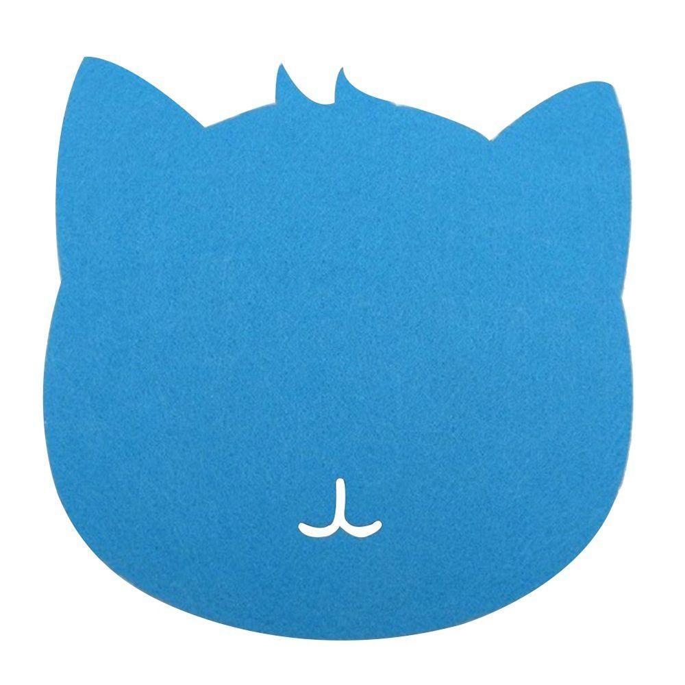 Cat Shaped Thicken Optical Cloth Universal Cute Pad Mouse Mat for Computer Cat Design