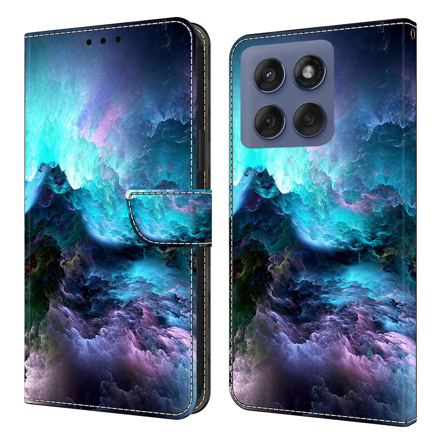 

For Motorola Edge 60 Fusion 5G/Edge 60 5G Leather Case Pattern Printing Wallet Stand Flip Phone Cover Colorful