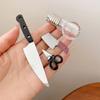 Halloween Barrettes Hair Clip Light Bulb Funny Scissor Flat Clip Hairpin Scissor Prank Hair Clip for Bunches