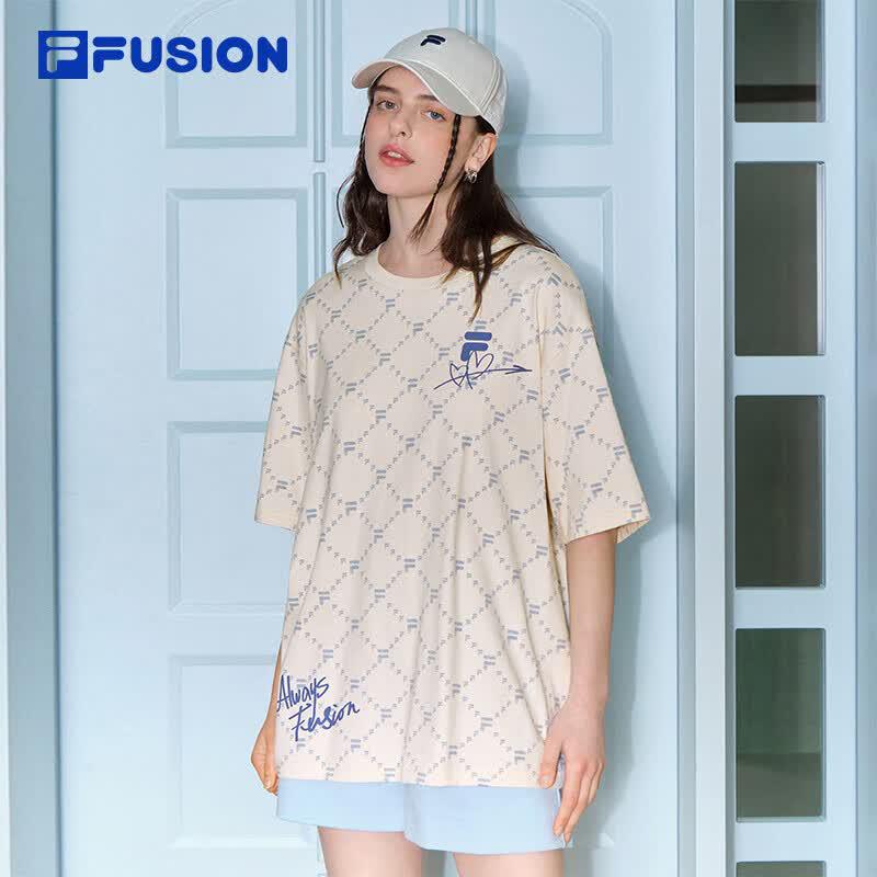 FILA FUSION Unisex Casual Short Sleeve T-Shirt L
