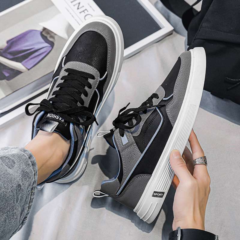 Buty Męskie letnie oddychające modne buty deskorolkowe wszechstronne studenckie niszowe kampusowe płócienne buty męskie sportowe i rekreacyjne