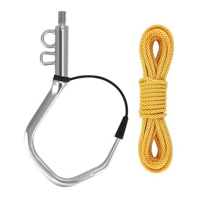 SANLIKE Gaff - Stainless Steel Gaff with Hook Tip for Big Fish Fishing (Large Size Gaff + Rope)