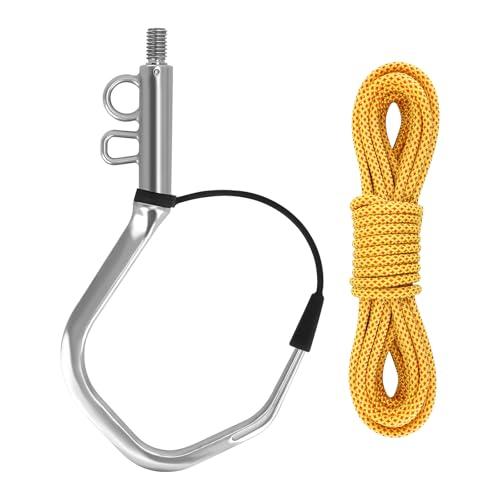 SANLIKE Gaff - Stainless Steel Gaff with Hook Tip for Big Fish Fishing (Large Size Gaff + Rope)