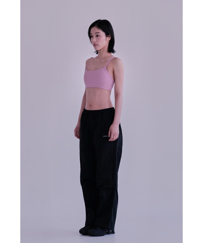Eolseukamela [Reorder] Lightweight Parachute Pants Women_Black