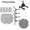 1 Set For M1 / For Trouver M1 Mop Cloths Side Brushes Kit Vacuum Cleaner Accessories Household Cleaning Spare To Replace