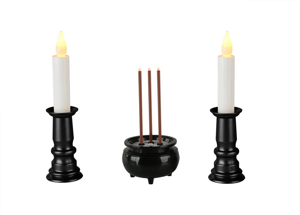 Urban Workshop LED Electronic Incense Sticks (with Remote Control) (3.2 inches) Black