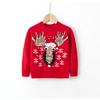 New Children's Christmas Sweater Collection: Girls' and Boys' Autumn/Winter Cartoon Pullover Knitwear