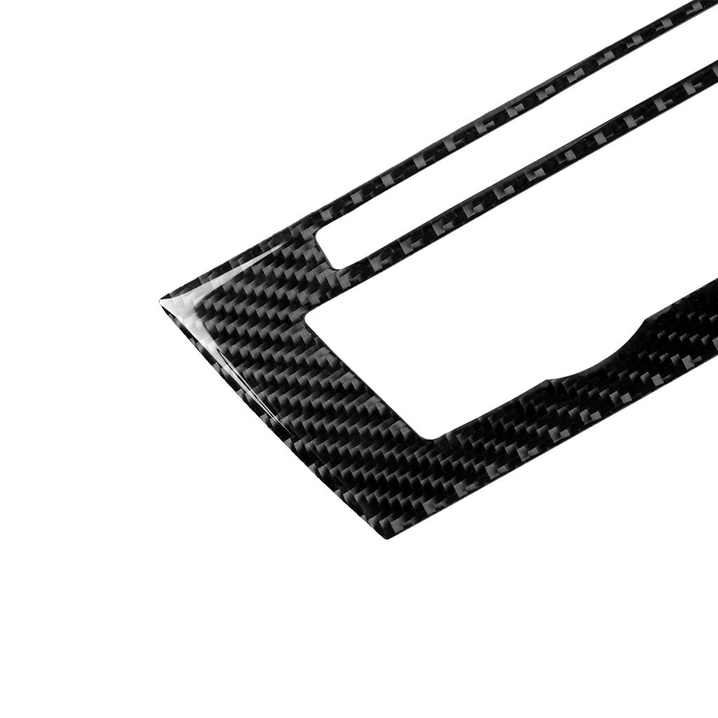 For BMW 5 Series F10 2011-2017 Carbon Fiber Central CD Air Conditioning Control Panel Trim Cover Car Interior Decoration