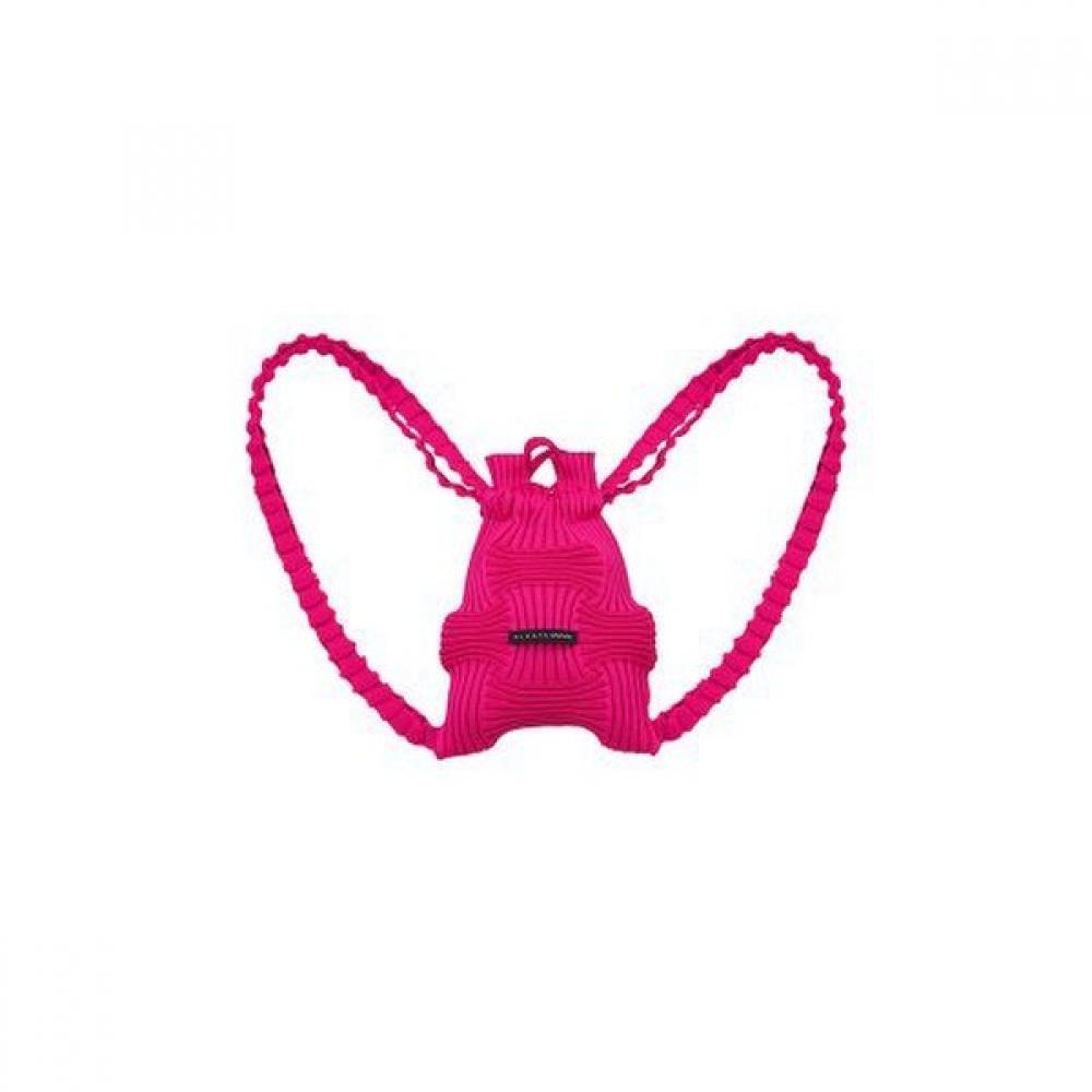 Pleatsmama Mini Bow Backpack Pink