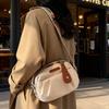 Trendy Multicolor Crossbody Bag Widen Belt Rectangle Single-Shoulder Bag Lightweight Oxford Cloth Tote Bag Daily Casual