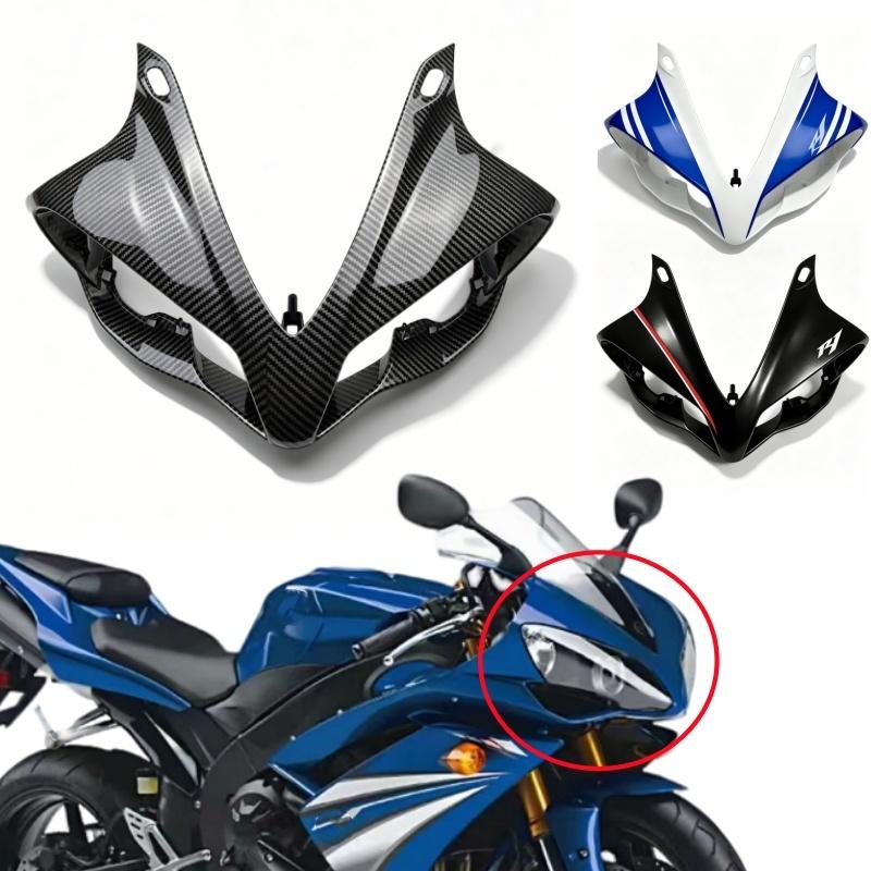 Fit For YAMAHA YZF-R1 R1000 2007 2008 Upper Front Nose Fairing Headlight Cover Cowl Motorcycle Accessories