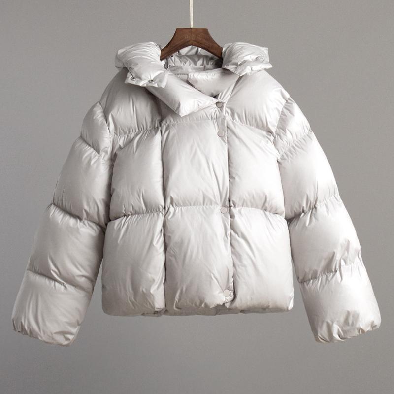 Giacche Piumino Calde Invernali in Cotone da Donna Parka Larghi Cappotto Giacca Vintage a Panino Soprabito Abbigliamento Trapuntato da Ufficio