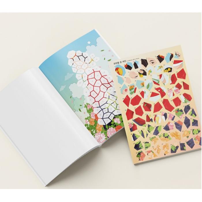 Sticker Coloring Book: Traditional Korean Clothes – Hanbok