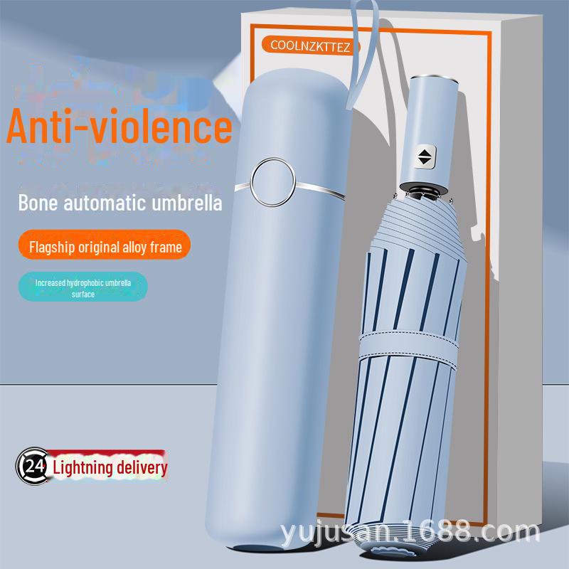 

Автоматический мужской зонт 72-Bone: Текстура цельной древесины, защита от ультрафиолета, индивидуальный логотип