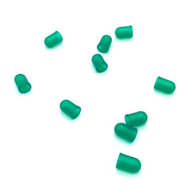 STANLEY MC42G Miniature Bulbs, Rubber Cap, T4.2, Green, Pack of 10
