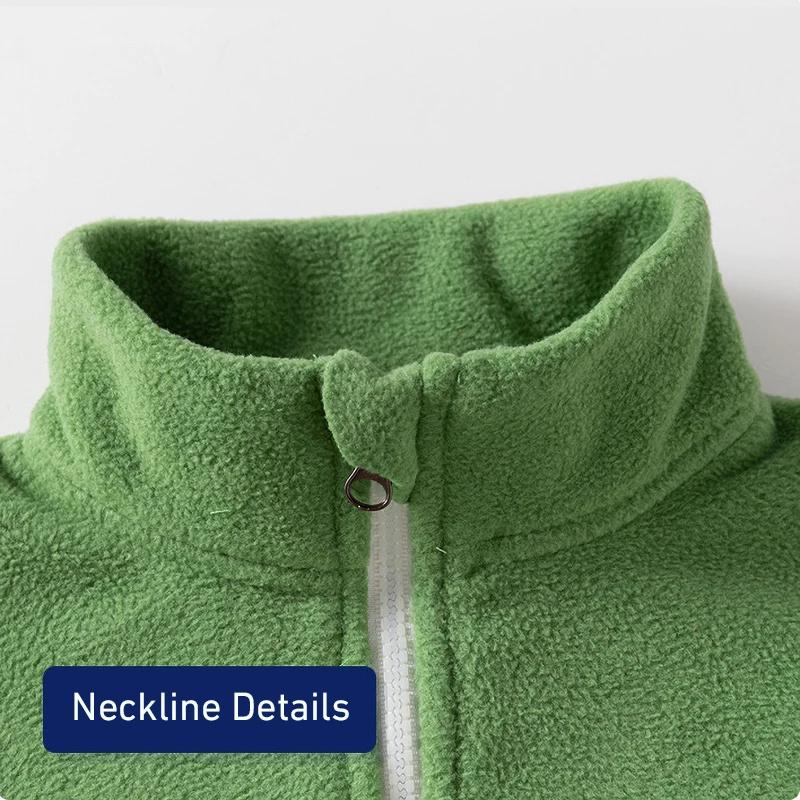 Autumn Winter Toddler Clothes 1 2 3 4 5 6 7 Years Baby Kids Fleece Coats Infant High-neck Wind-proof Jackets Thick Boy Outwear