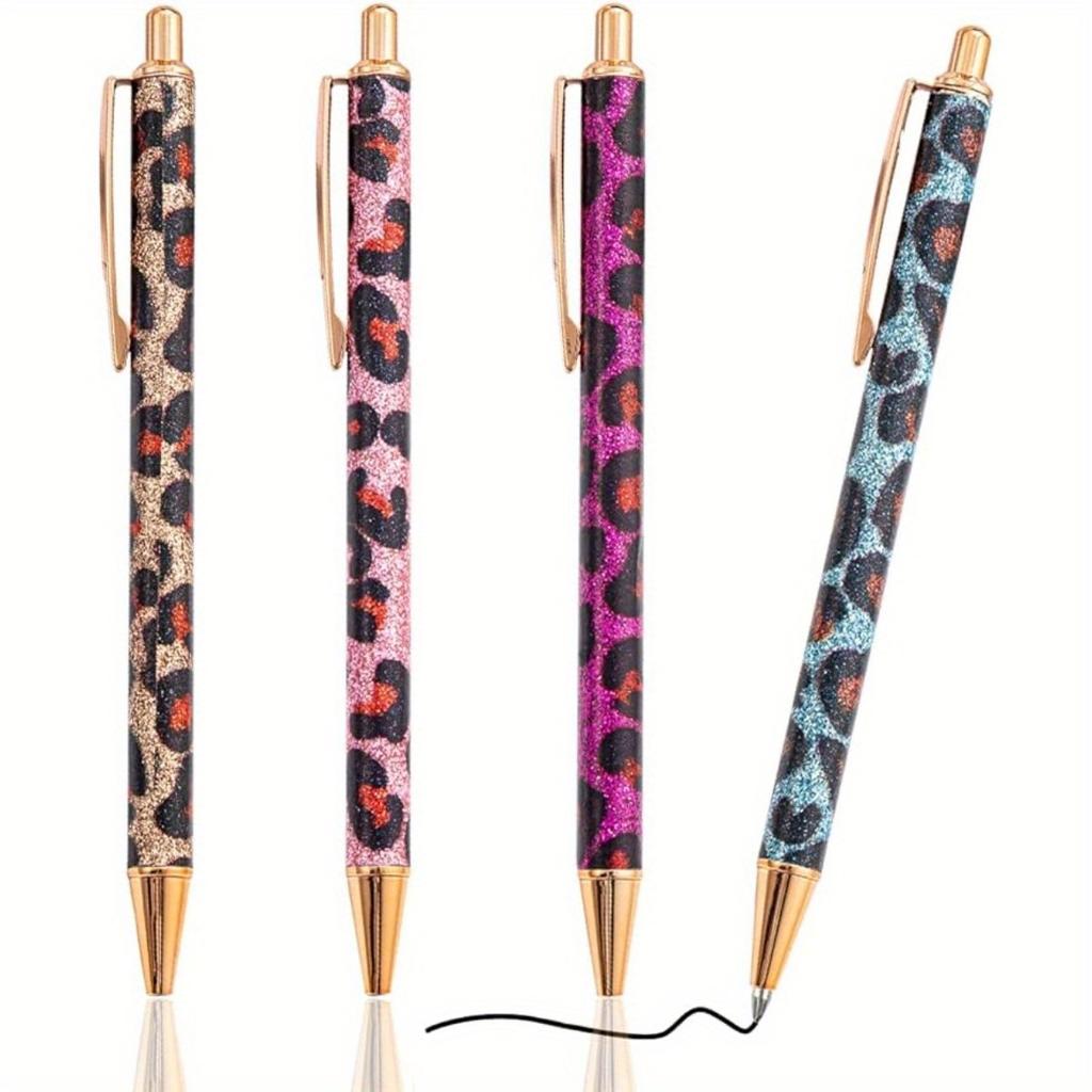 1pc Writing Pen With Retractable Journal Pen For Men And Women Office Supplies Valentine's Day Gift  Back To School, School Supplies