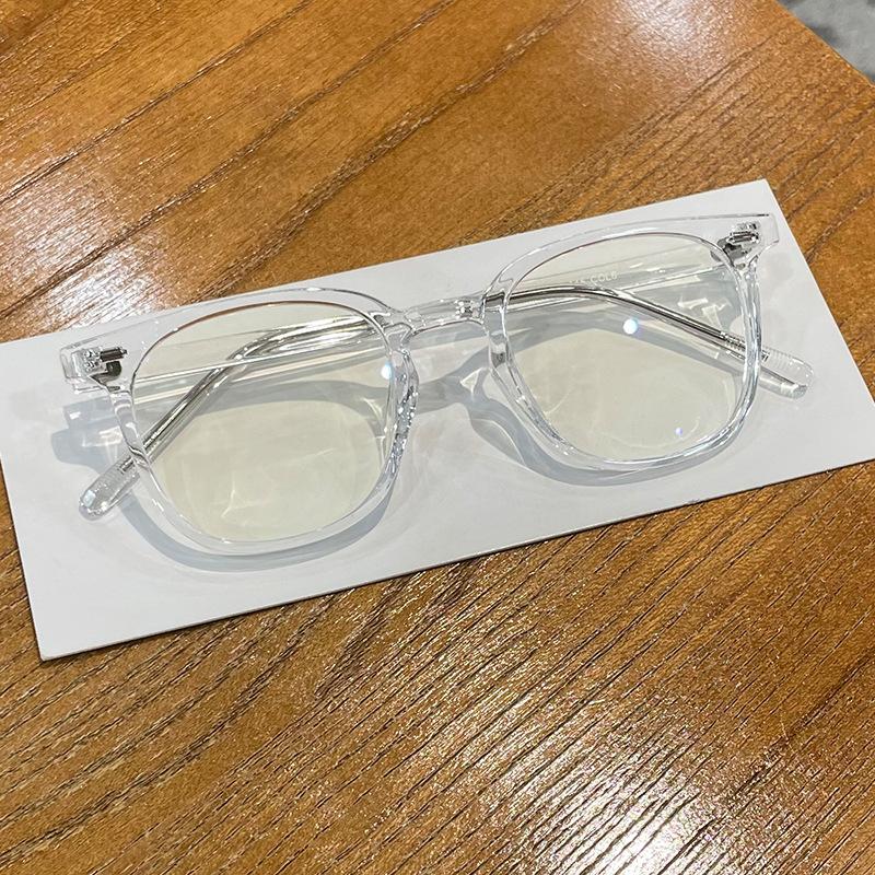 Rivets Decoration Women Eyeglass Frames Square Shape TR90 Material Men Glasses Blue Light Blocking Women's Glasses Frames