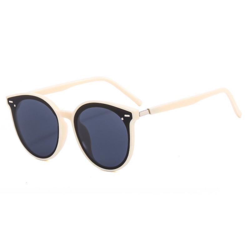Trendy Round Frame Korean Style Polarized Sunglasses for Men  Women - Internet Celebrity Fashion