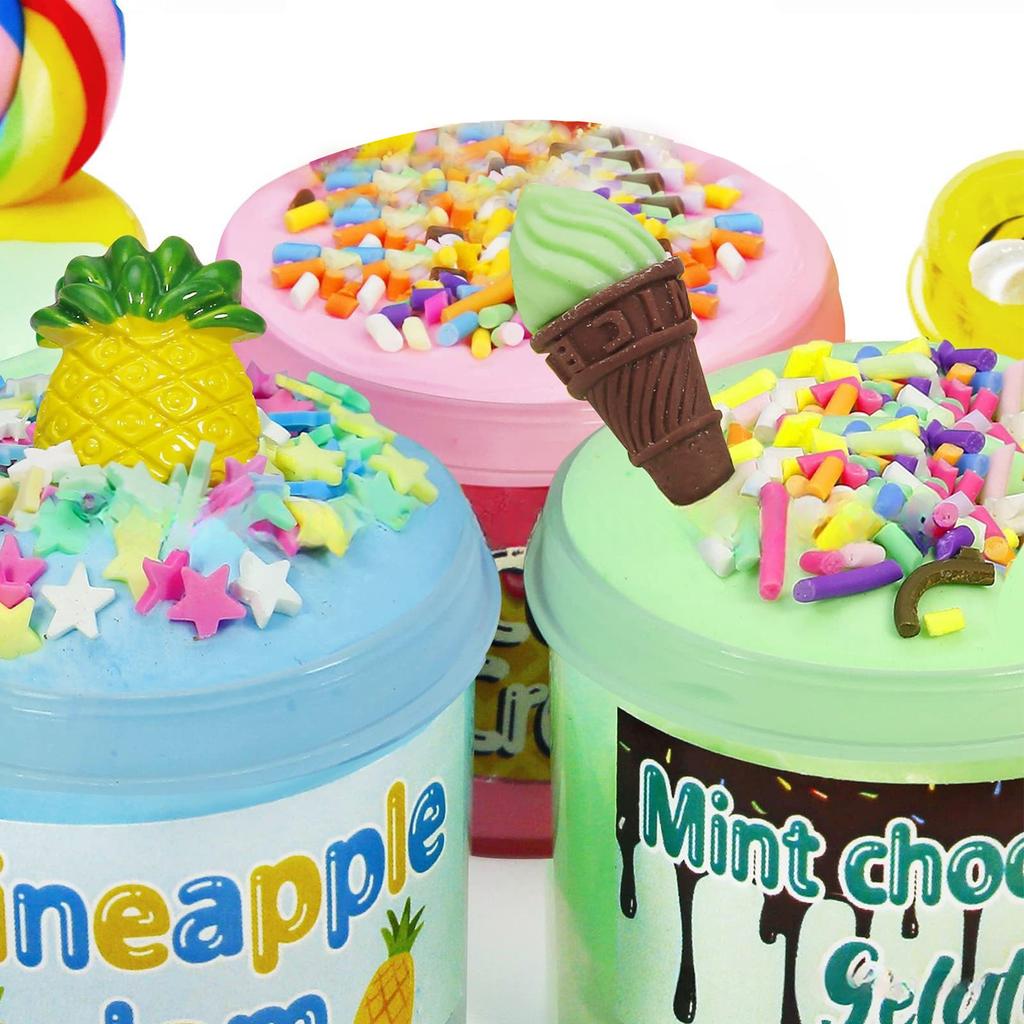 Advent Calendar 2025 Christmas Countdown Calendar 24 Days Of Surprises With DIY Slime Craft Kit Funny Christmas Gifts For Kids