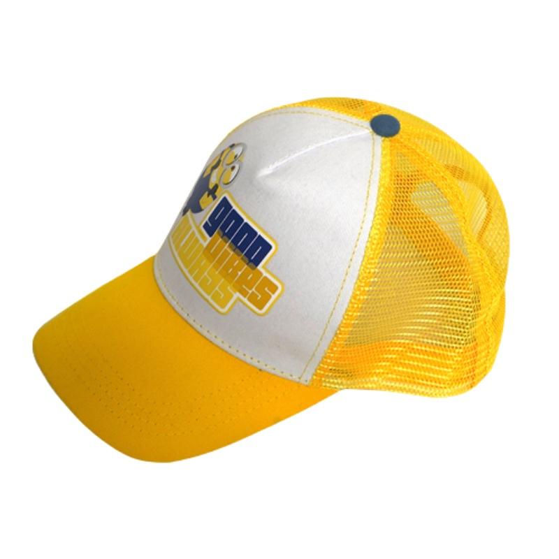 

Миньоны Бейсболка Вышитая Детская Мягкий Хлопок Защита от Солнца Желтый жёлтый