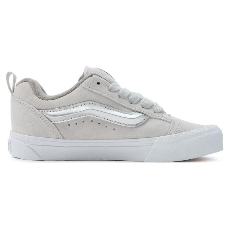 Vans Knu-Skool Metallic Silber Unisex Sneakers True-Weiß VN0009QCX1K