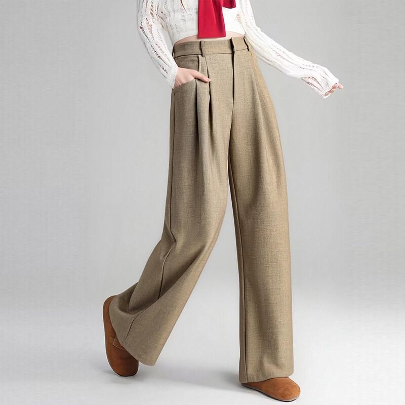 Women's Korean Style Loose Wide-Leg Trousers