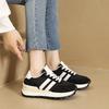 Soft leather dad shoes women's 2025 autumn new thick-soled casual height-increasing Forrest Gump shoes lightweight and versatile women's sneakers