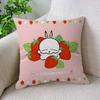 M-MashiMaro Anime Cartoon Office Cushion Pillowcase Car Cushion Cover45X45CM Lumbar Pillowcase Sofa Pillowcover