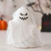 Svítící ozdoba duch Halloween duch světlo závěsná dekorace duch s gázou na krbovou římsu stůl zeď hororově tematické party potřeby