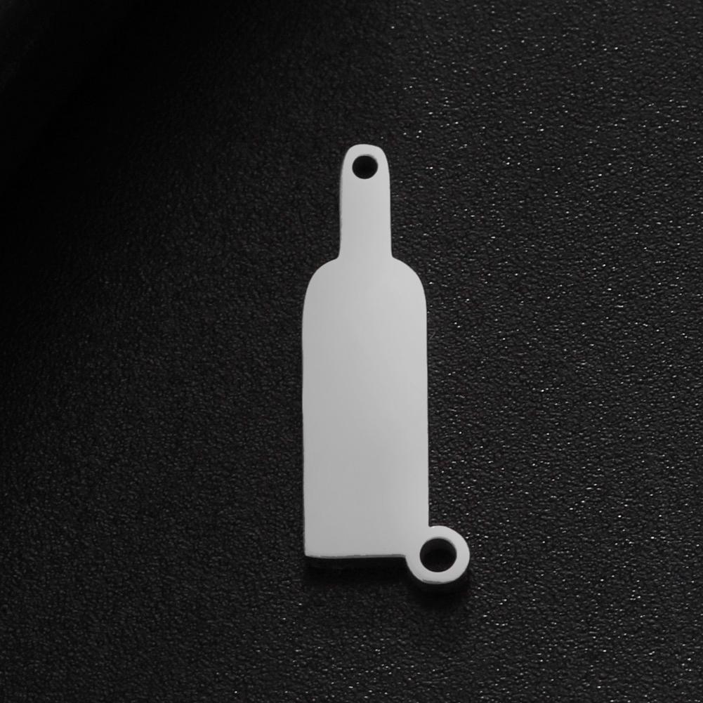 Teamer 5pcs Fashion Charms for Jewelry Making Stainless Steel Charm Pendant DIY Bracelets Necklace Jewelry Accessories Wholesale