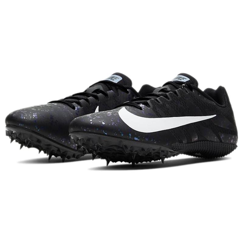 Nike Air Zoom Rival S 9 Spikes 'Black Indigo Fog Speckled' Sneakers Casual 907564-003