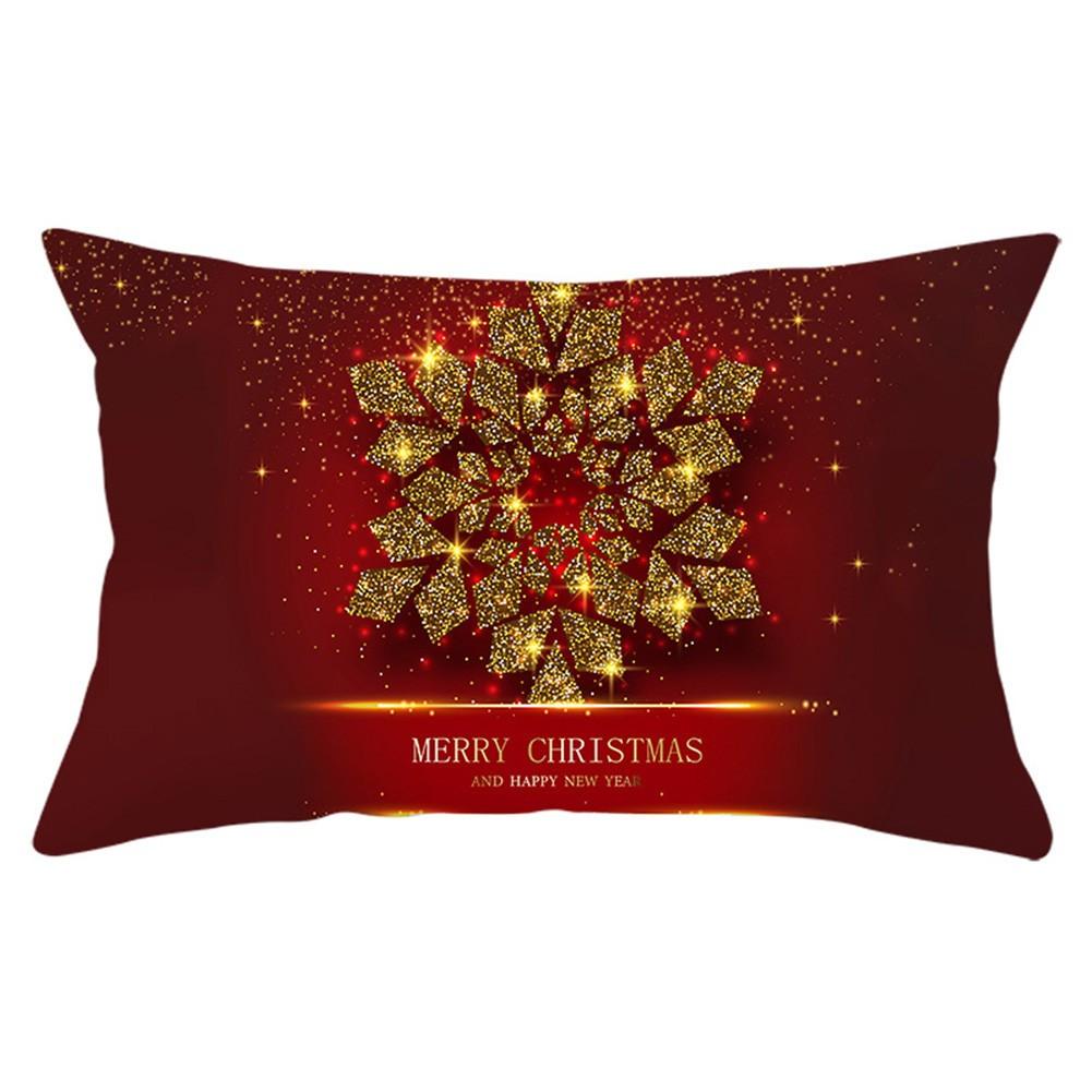 

Праздничная рождественская наволочка, чехол для подушки, высококачественная ткань персикового цвета